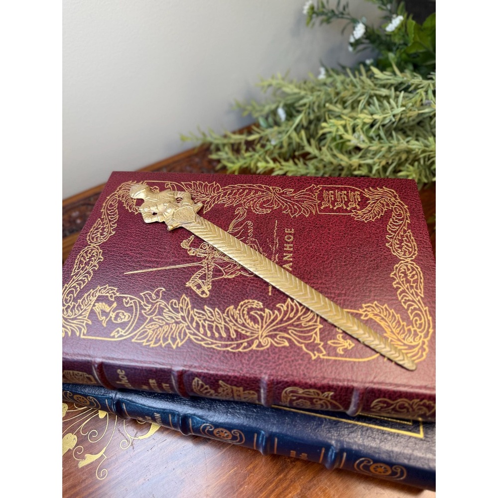 Vintage Brass Knight Letter Opener